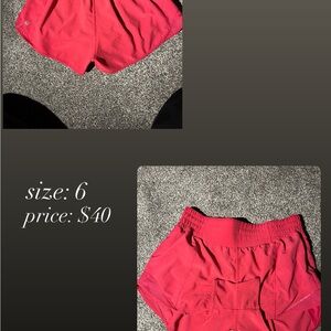 Lululemon pink Athletic Shorts